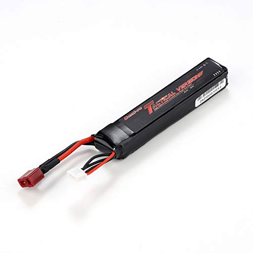 11.1V Lipo Battery Airsoft,Rechargable 1100mAh 3S Lipo Battery with T Plug for Tactical Version Airsoft Gun - Image 4