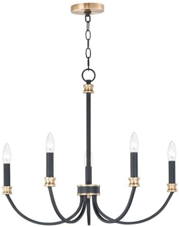 Maxim Charlton-5 Light Chandelier-26 Inches Wide by 22 inches high -Traditional Installation