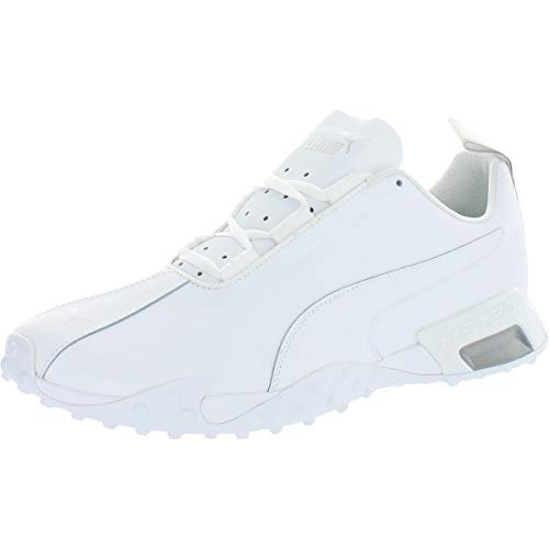 PUMA Mens H.St.20 Leather Lace Up Sneakers Shoes Casual - White - Size 12 M