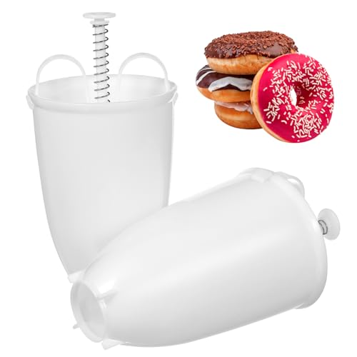 Hemobllo 2piezas Aparato Para Hacer Rosquillas Moldes Molde Para Donas Para Repostería Cocina Hornear Material Resistente Interactivo Fácil De Usar Hemobllo 2piezas Aparato Para Hacer Rosquillas Moldes Molde Para Donas Para Repostería Cocina Hornear Material Resistente Interactivo Fácil De Usar