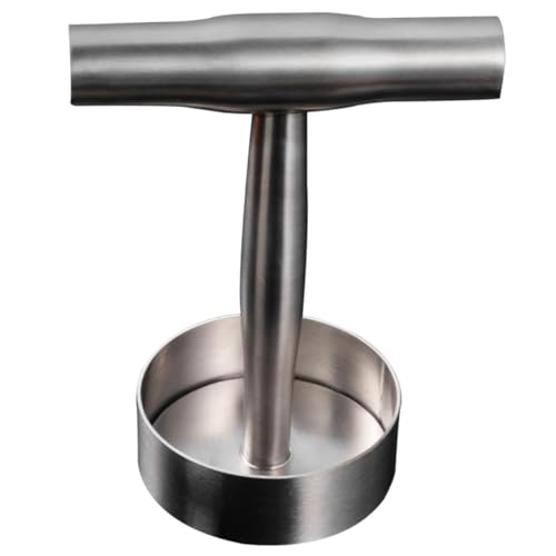 IWOWHERO Edelstahl Burgerpresse Fleischpresse Langlebig Robust für Saftige Patties Grillwerkzeug zum Einfachen Formen von Burgern und Steaks für Grillpartys und...