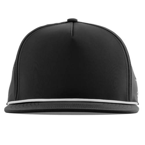 Image of Branded Bills Bare Flat 5 Panel Rope Hat for Men, Adjustable Snapback Golf Baseball Cap Flat Brim