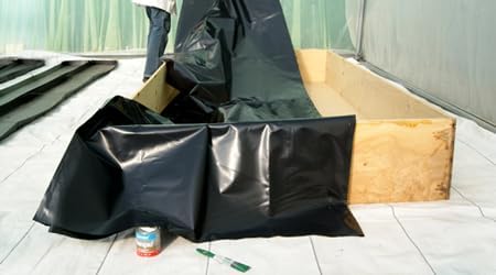 Generic Black Plastic Roll 6mts Wide X 40mts Long C-600, rollomini6x40