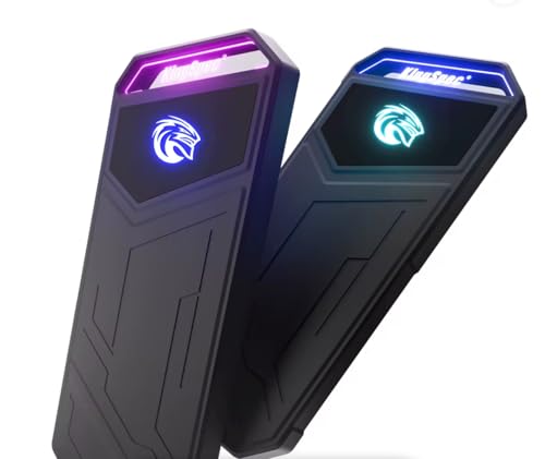 Disco Duro Externo SSD 2TB - USB 3.2 10Gbps, Portátil, Compatible con PC, Mac, Android, PS4, Xbox, Teléfono - Almacenamiento 4K, Juegos, Videos, Datos, Backup - Design Gamer LED (2 TB)