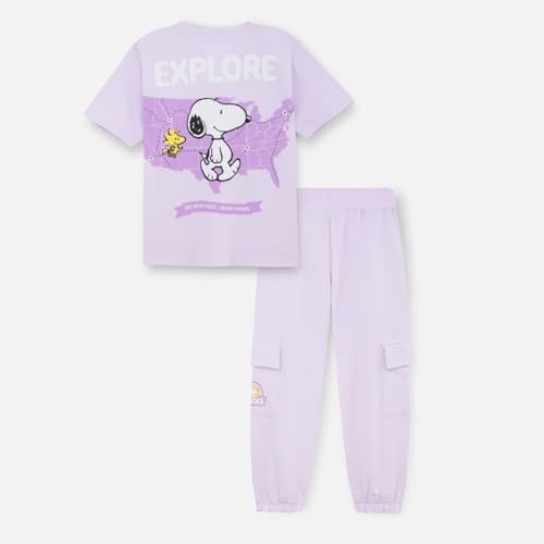 Image of Nap Chief Kids Unisex Cotton Official Characters Printed Co ord Set for Boys & Girls, Tshirt & Joggers Set for Casual Wear