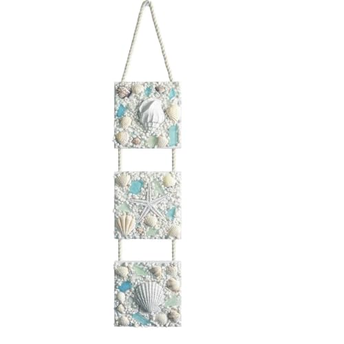 flangairy 20" 3D Seashell Starfish Conch Beach Wall Hanging Decor