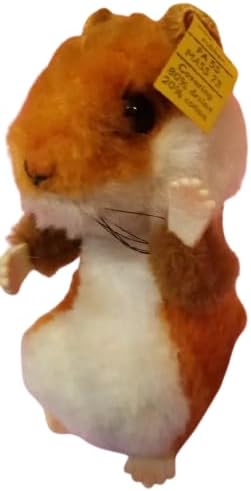 Generic GOLDY GOLDEN HAMSTER TOY Silver Ear Button & Tags