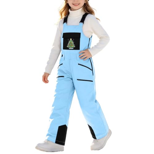 Rkwins Snow Pants Kids Cute Christmas Print Windproof Warm Ski Jumpsuits - image 1