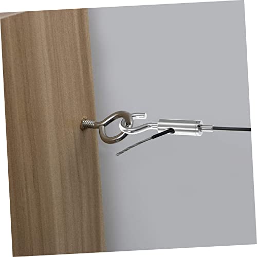 OUNONA 6 piezas tensores para cables gancho y ojo, accesorios resistentes para tensión de cuerdas, material fuerte para aplicaciones a prueba de viento miniatura 7