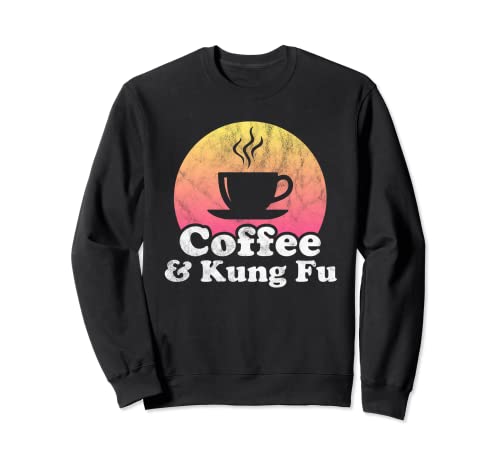 Café y Kung Fu Sudadera