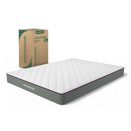 COLORDREAMS | Colchón en Caja Matrimonial Essential Memory Foam – 135x190x18 cm – 5 Capas De Espuma de Alta Densidad y Tela – Firmeza Media – Hipoalergénico