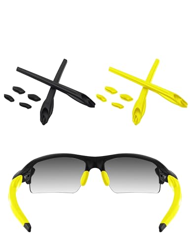 Image of ToughAsNails Replacement Rubber Kits Ear Socks and Nose Pads for Oakley Flak 2.0 XL OO9188 /Flak 2.0 OO9295 Sunglasses