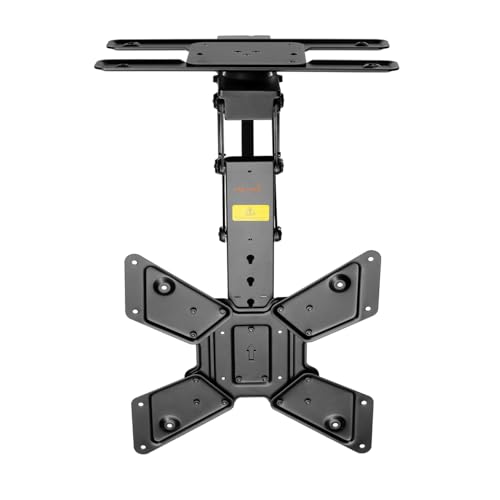 Mywall TV-Deckenhalterung HL46ML Motorisiert&Klappbar für Flachbildschirme mit Smart Home Steuerung für 23-65 Zoll, Belastung bis 30 kg mit 180° Drehfunktion