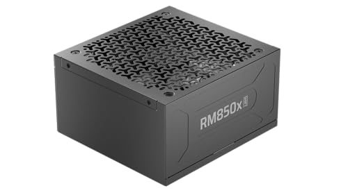 Corsair RM850x Shift (2025) Vollmodulares ATX-Netzteil - Modulares Seitenschnittstelle, Natives 12V-2x6-Kabel, ATX 3.1 & PCIe 5.1, Lüftergeschwindigkeitsregelung, Kondensatoren mit 105°C-Bewertung