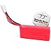 Produktbild 7.4V 2800-mAh 2S 25C Li-Po FT009 Rc Speedboot Power-Akku kompatibel mit Mini-Tamiya Stecker, Renn-Boot Lithium-Polymer Batterie f. ferngesteuerte Fahrzeuge, Boat, Quadcopter, Flugzeug, Auto, Spielzeug