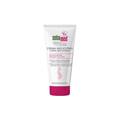 Sebamed Crema Antiestrías, Previene y Reduce Estrías Durante, Después del Embarazo, 200 ml