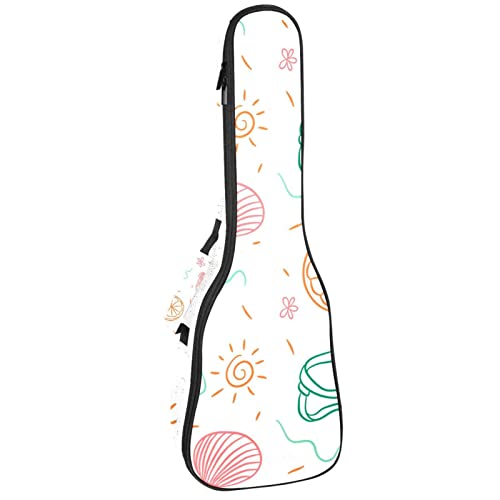 Sac ukulélé concert rembourré 10mm pour une protection maximale