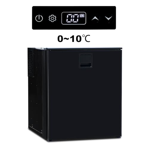 Smeta SDW-60-BY1 Update 12 Volt Rv Refrigerator Mini Fridge Truck Refrigerator Freightliner Cascadia Drivers Dc 12V Compact Small Fridge Camper Wheeler 2.2 Cuft thumb #3