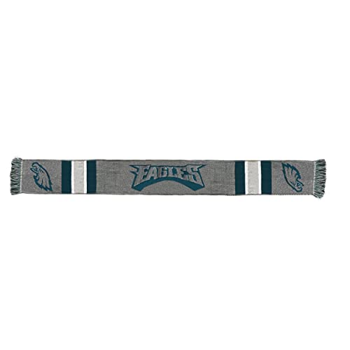FOCO NFL Grey Woven Scarf (Philadelphia Eagles)
