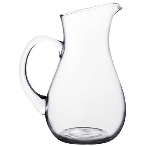 Glass Water Pitcher With Spout – Elegant Serving Carafe For Water, Juice, Sangria, Lemonade, And Cocktails – Crystal-Clear Glass Beverage Pitcher. #TOP7