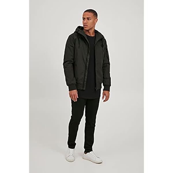 !Solid Tilly Sporty Overgangsjas voor heren, met capuchon