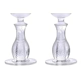 2PCS No Drilling Door Stopper Self-Adhesive Door Stopper 8.5CM Height Anti-Collision Door Holder Wall Door Protector for Home Office Waterproof (Transparent)