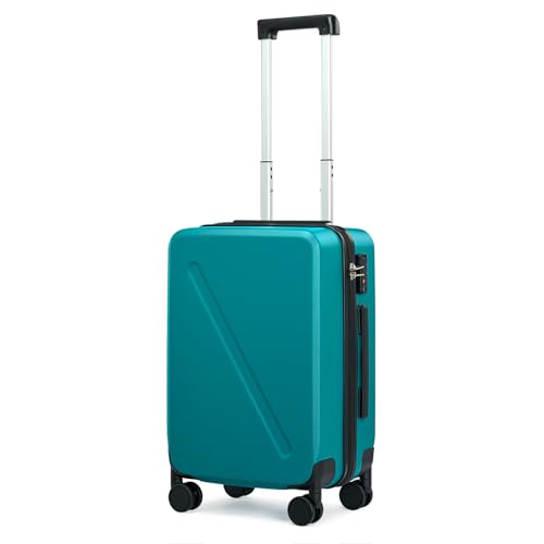 MILADA 20 Inch Carry On Luggage, 22x14x9 Airline Approved Hard Shell Carry On Suitcase with Wheels, TSA Approved Lock, Lightweight Hard Case Travel Luggage, Caribbean Blue