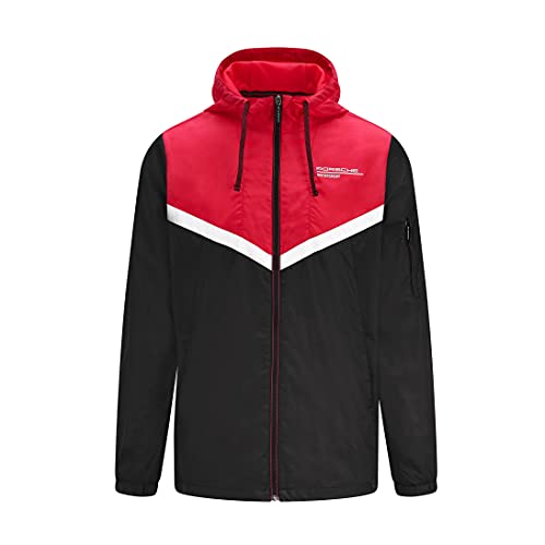 Chaqueta cortavientos PM Team Formula Kappa en color negro talla XS para hombre