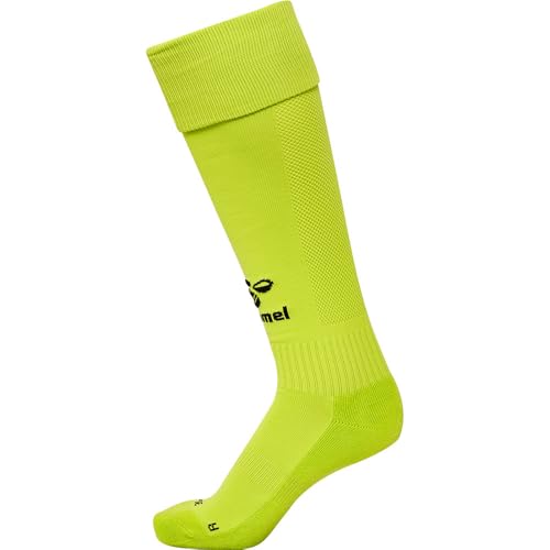 Oterra A/S Calcetines de fútbol Hmlessential, Verde Lima/Negro, 47-50 Unisex Adulto