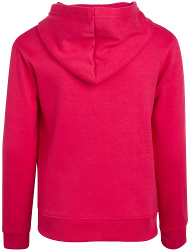 Real Love Girls' Jogger Set - 2 Piece Basic Fleece Solid Full Zip Hoodie And Sweatpants (Size: 7-16), Size 7-8, Hot Pink #TOP5