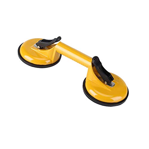 WeFoonLo Heavy Duty Aluminium Griff Doppelsauger Glashalter Dent Remover Puller Cover
