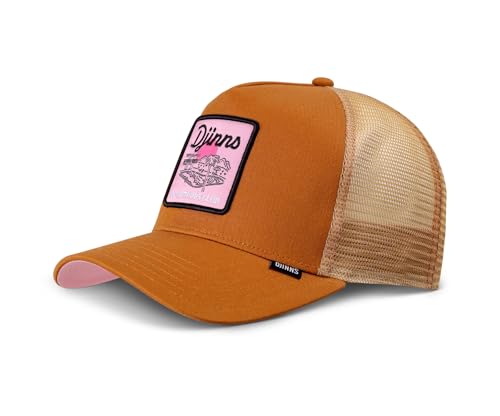 Casquette Trucker en filet respirant été avec visière imprimée et attache snapback réglable