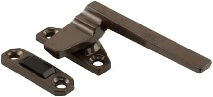 MDMprint Right-Handed, Bronze, Casement Locking Handle with Offset Base
