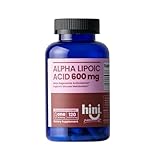 HINI Alpha Lipoic Acid 600 Mg 120c- Pure Alpha Lipoic Acid, Regenerate Antioxidants, Supports Glucose Metabolism, 1 per Serving / 120 Serving