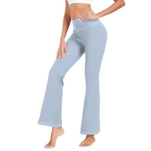 Legging confortable pour femme sans couture irritante bleu acier