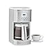 Cuisinart 14-Cup Coffee Maker, Programmable PerfecTemp Glass Carafe Coffee Machine with 1-4 Cup Setting, Brew Strength Control and Brew Pause, Stainless Steel, DCC-3200WNAS, White