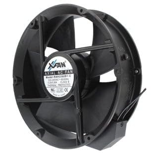 XFAN RAH2260B1-C 0.25-0.26 AMP, 200 X 200 X 60 MM, 220-240 VAC, 2800/3200 RPM, 50/60 HZ, 50/60 W, 59/62 DBA, AXIAL AC Fan, Ball Bearing System