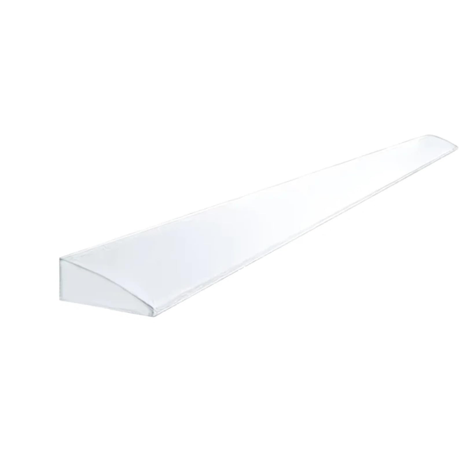 1pc 0.9m / 35.43in Slope Climbing Strip For Sweeping Robot Flexible Ramp Threshold Strip,Self-Adhesive Threshold Ramp(WHITE)