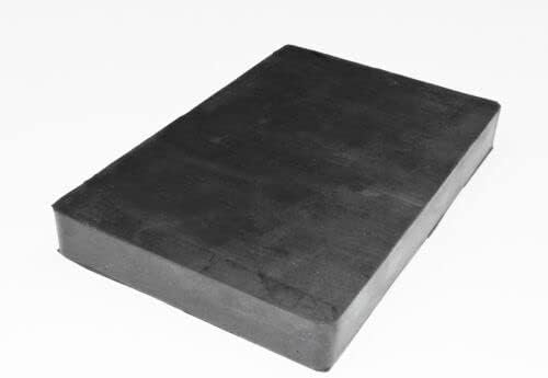 JTS Jewelers Rubber Bench Block Rubber Dapping Block Work Forming Non Marring 4"x 6"