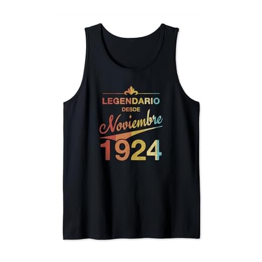 100 cumpleaños Nacido en Noviembre de 1924 Vintage 100 años Camiseta sin Mangas