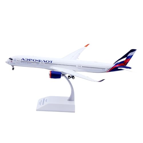 Réplica de avión 1:200 Aeroflot A350-900XWB VP-BXA con flaps y fuselaje de metal de 32CM