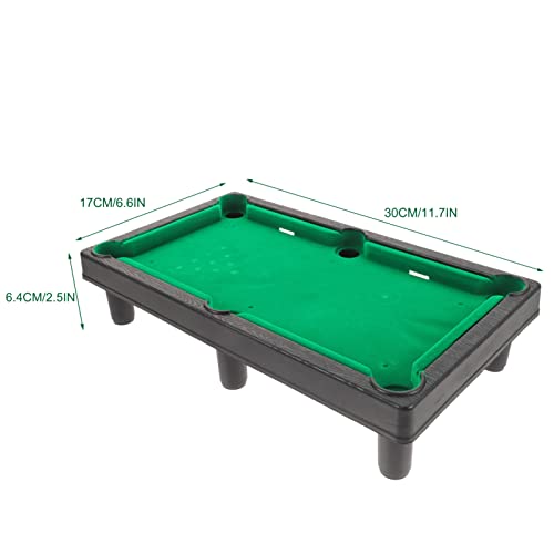 Kisangel 1 Set Mini Pool Table Tabletop Billiard Game Toy For Home Office Desktop Game #TOP1