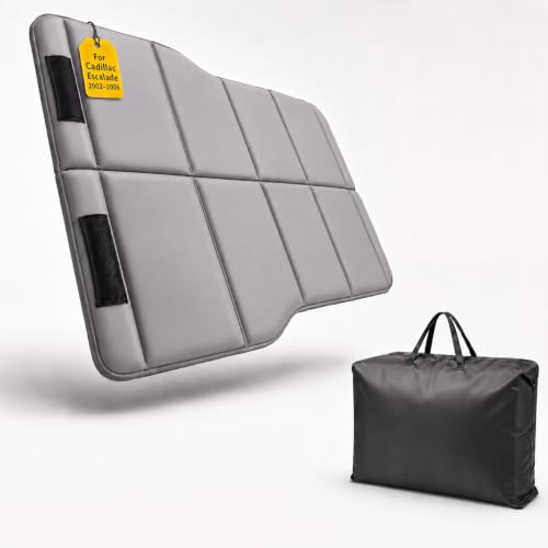 Image of Car Mattress for 2002-2006 Cadillac Escalade, Upgraded Non-Inflatable Thickened Foam SUV Car Camping Mattress, Foldable Trunk Sleeping Pad Car Bed Mattress for Road Trips Camping Travel