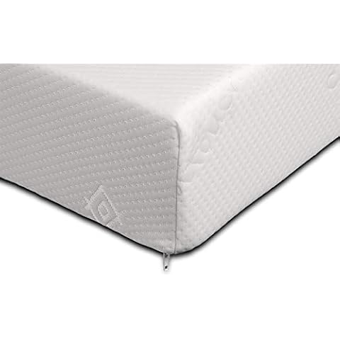 Extreme Comfort Orthopaedic All Foam & Memory Foam Mattress 6" Deep With Washable & Removable Zip Cover, Shorty Mattress 75cm x 175cm Cover