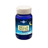 Bella Notte Tripla Azione Coniugata – Integratore con Melatonina, Glicina, Adenosina, Zinco e Selenio – Supporto al Riposo Notturno e al Relax - 60 compresse - Facile da deglutire - Alta qualità