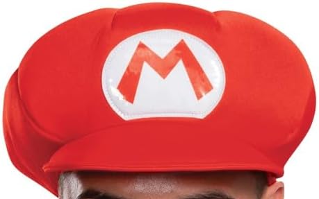 Miniatura 5 de Disguise Disfraz de Mario para hombre, disfraz oficial de Nintendo Super Mario Bros para adultos con sombrero y bigote