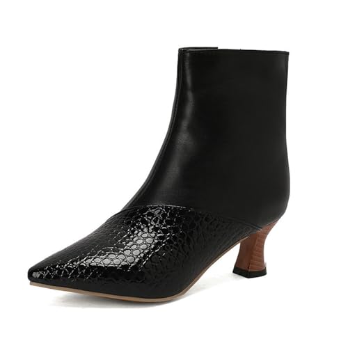 Bottes de mode pour femmes avec finitions haut de gamme et détails de surpiqûres artisanales
