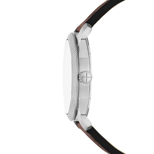 Image of Fossil Men's Watch, Machine Quartz Stainless Steel Three-Hand Watch for Men