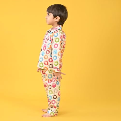Image of Jam & Sugar Boys Cotton Printed Night Suit Set