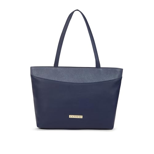 Image of Caprese Fergi Medium Tote Bag for Women | Stylish, Durable, Multi-Compartment Design for Work, Travel, Shopping | Large Capacity, Comfortable Straps, Ideal for Tab & Essentials